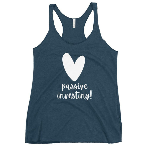 Heart Passive - Women's Racerback Tank - Real Estate Investor Gear