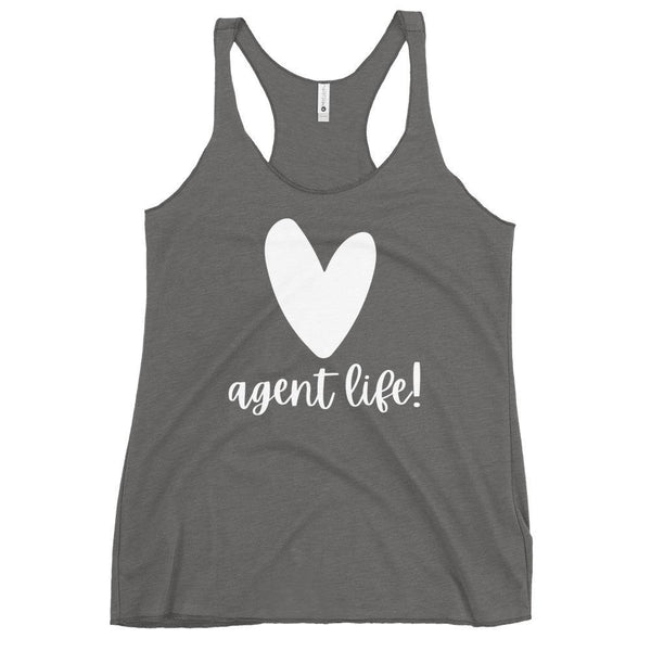 Heart Agent - Women's Racerback Tank - Real Estate Investor Gear