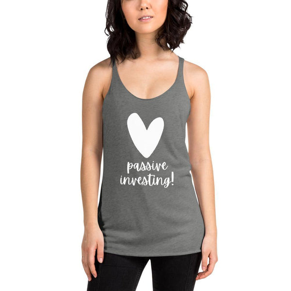 Heart Passive - Women's Racerback Tank - Real Estate Investor Gear