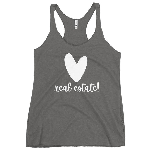 Heart RE - Women's Racerback Tank - Real Estate Investor Gear