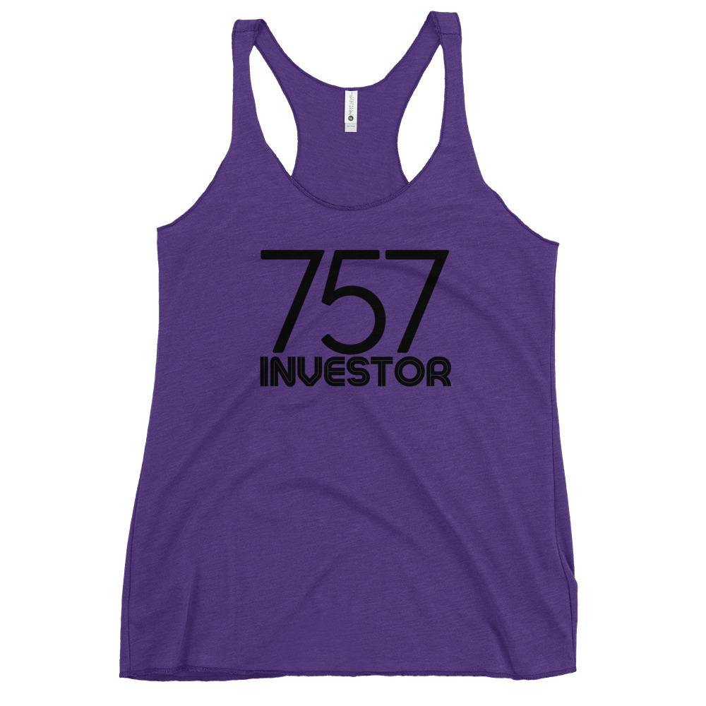 757 Investor - Women's Racerback Tank - Real Estate Investor Gear