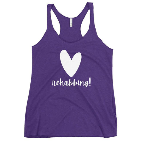 Heart Rehabbing - Women's Racerback Tank - Real Estate Investor Gear