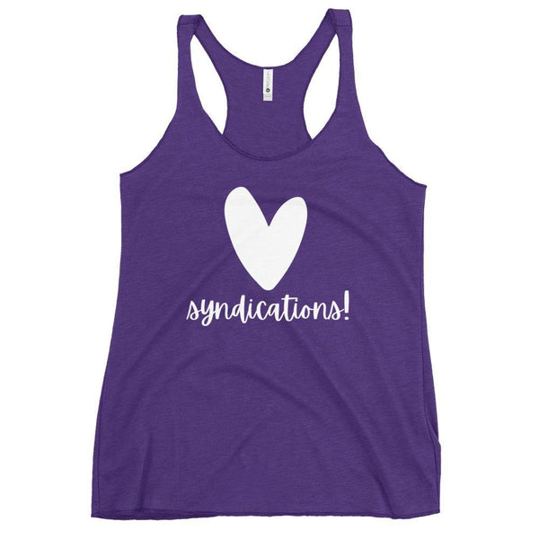 Heart Syndications - Women's Racerback Tank - Real Estate Investor Gear